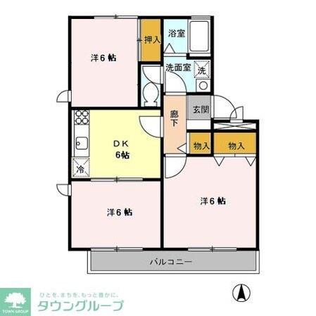 シンヤハンズ Iの物件間取画像
